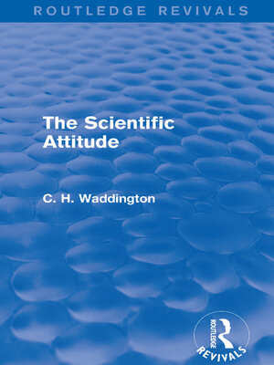 cover image of The Scientific Attitude